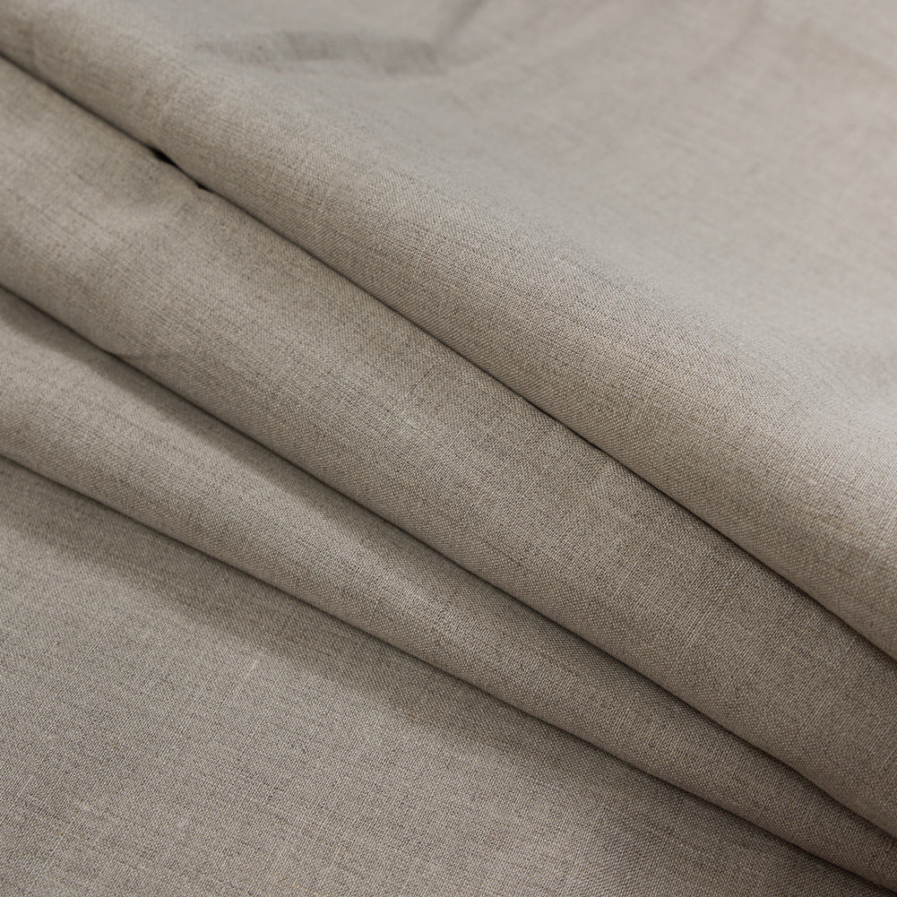 Medium Weight Linen Woven 118" - Natural - Ostrava Collection Detail