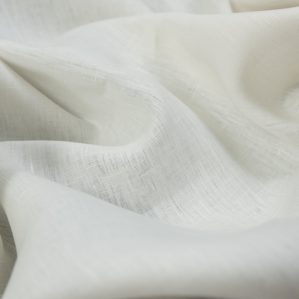 Medium Weight Linen Woven 118" - Vanilla - Ostrava Collection Full