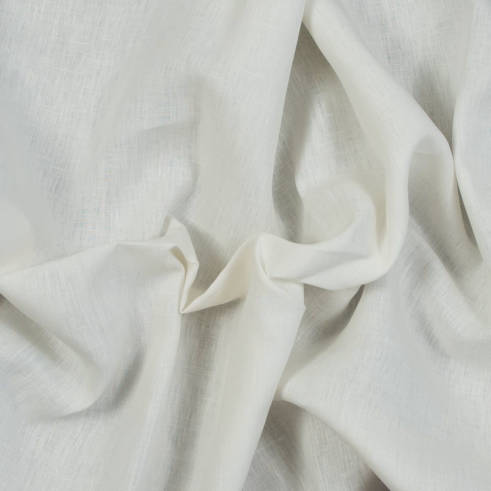 Medium Weight Linen Woven 118" - Vanilla - Ostrava Collection