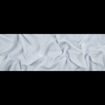Medium Weight Linen Woven 118" - White - Ostrava Collection Folded