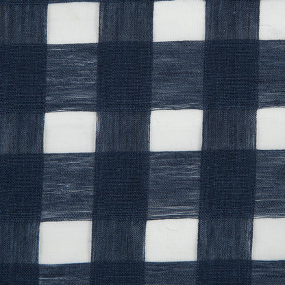Checkered Linen Woven - New Indigo - Katia Collection Full