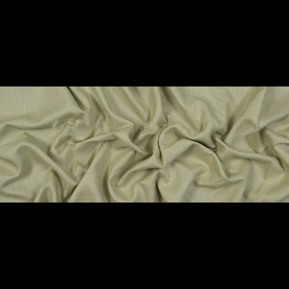 Two-Tone Linen Woven - Mint and Beige - Sanremo Collection Folded