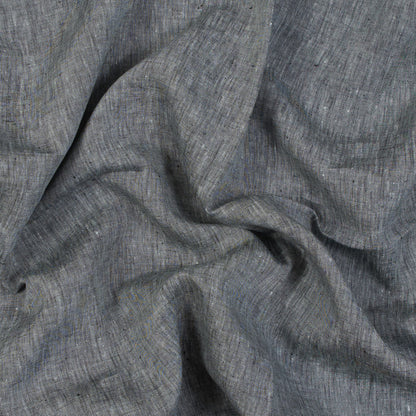 Two-Tone Linen Woven - Black and White - Sanremo Collection