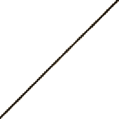 Black and Gold Metallic Braid - 0.25"