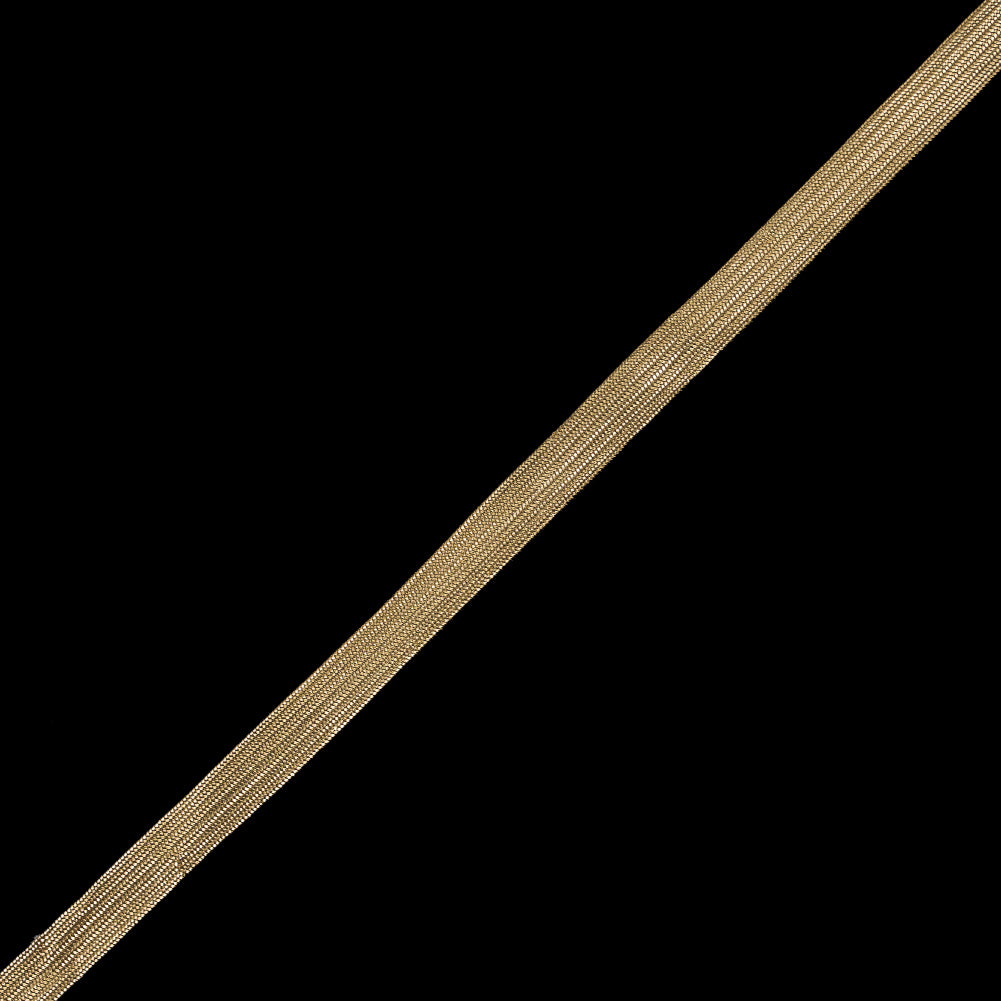 Gold Flat Metallic Braid - 0.5"