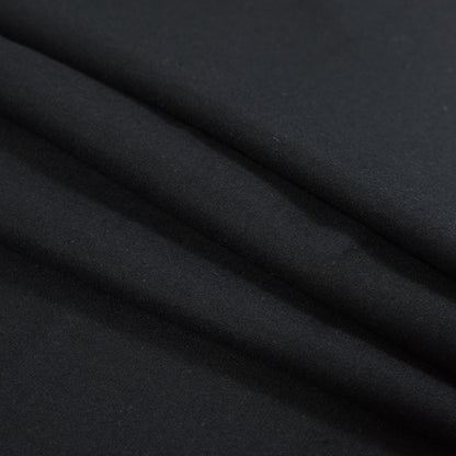 Michael Kors Black Wool and Cashmere Coating Folded