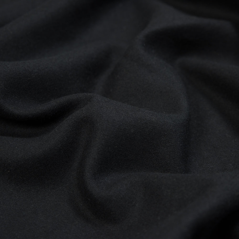 Michael Kors Black Wool and Cashmere Coating Detail