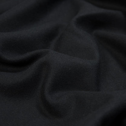 Michael Kors Black Wool and Cashmere Coating Detail