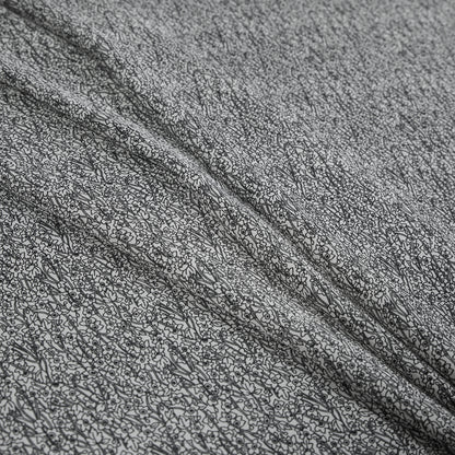 Black and White Minute Floral Polyester Lining Detail