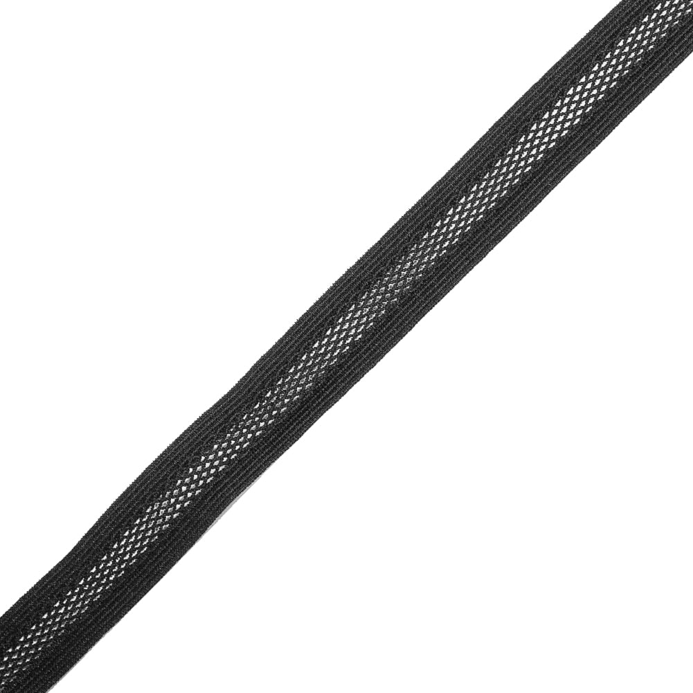 Black Elastic Trim - 0.75" Detail