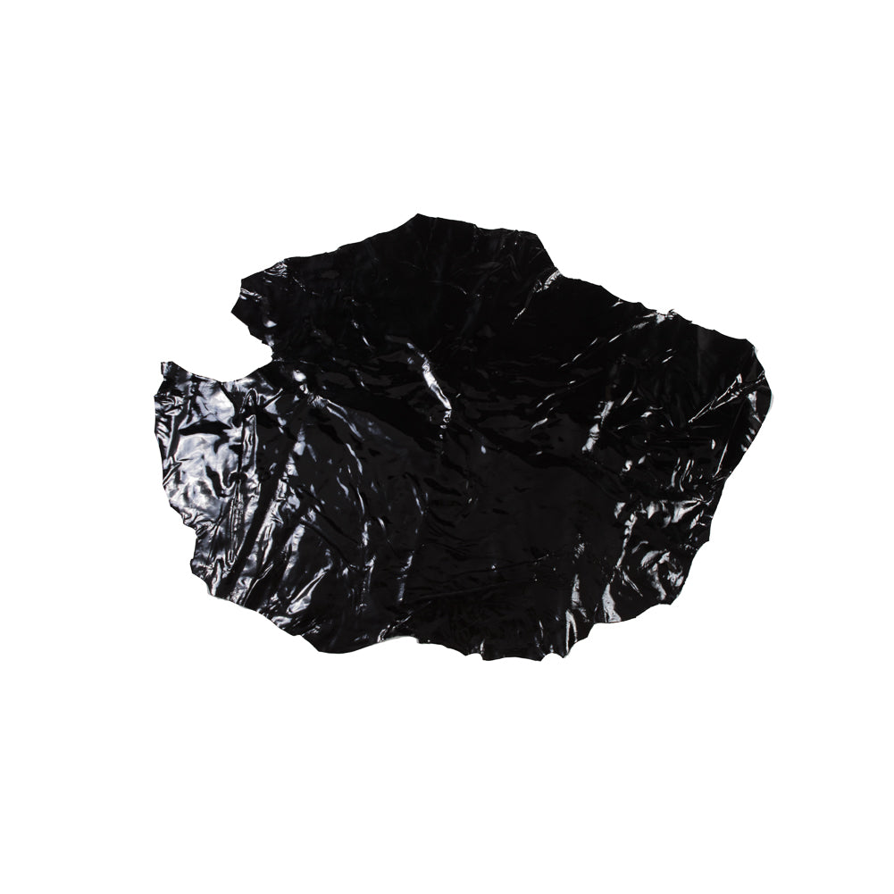 Medium Black Patent Lamb Leather