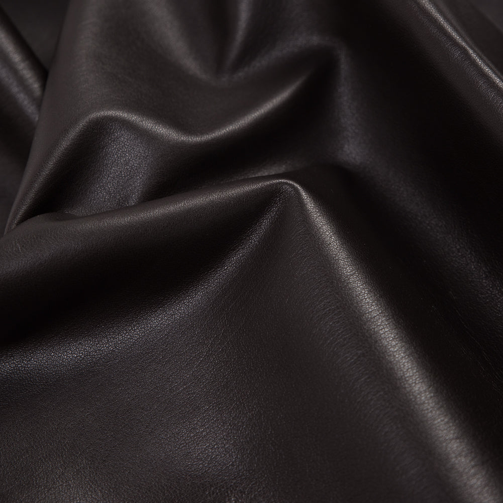 Medium Espresso Stretch Lamb Leather Detail