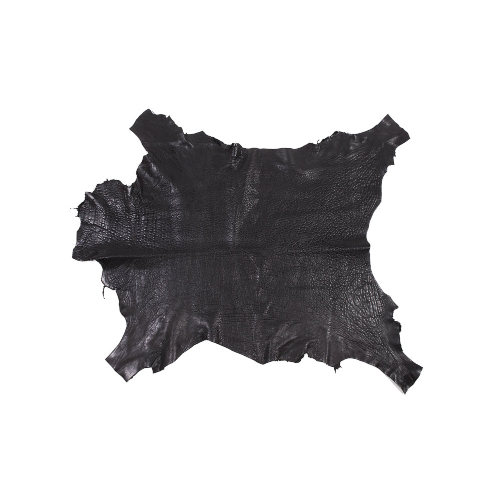Small Black Bubbles Lamb Leather