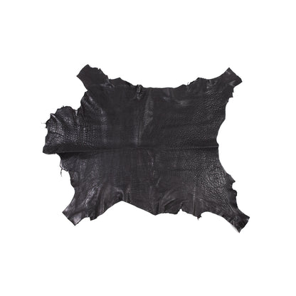 Small Black Bubbles Lamb Leather