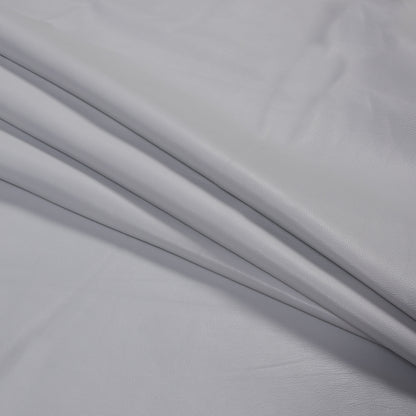 Large White Lamb Leather Folded