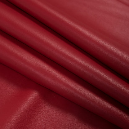 Large Red Lamb Leather Folded