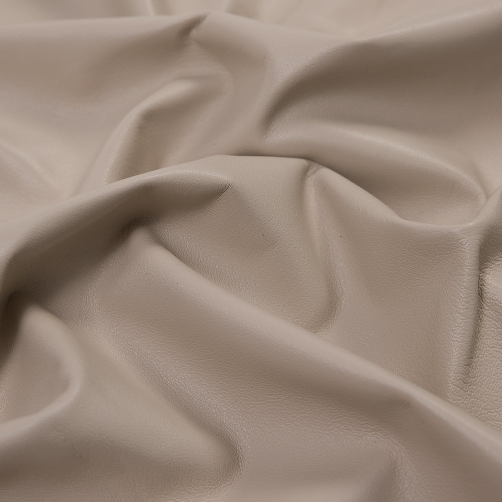 Medium Beige Gray Lamb Leather Detail