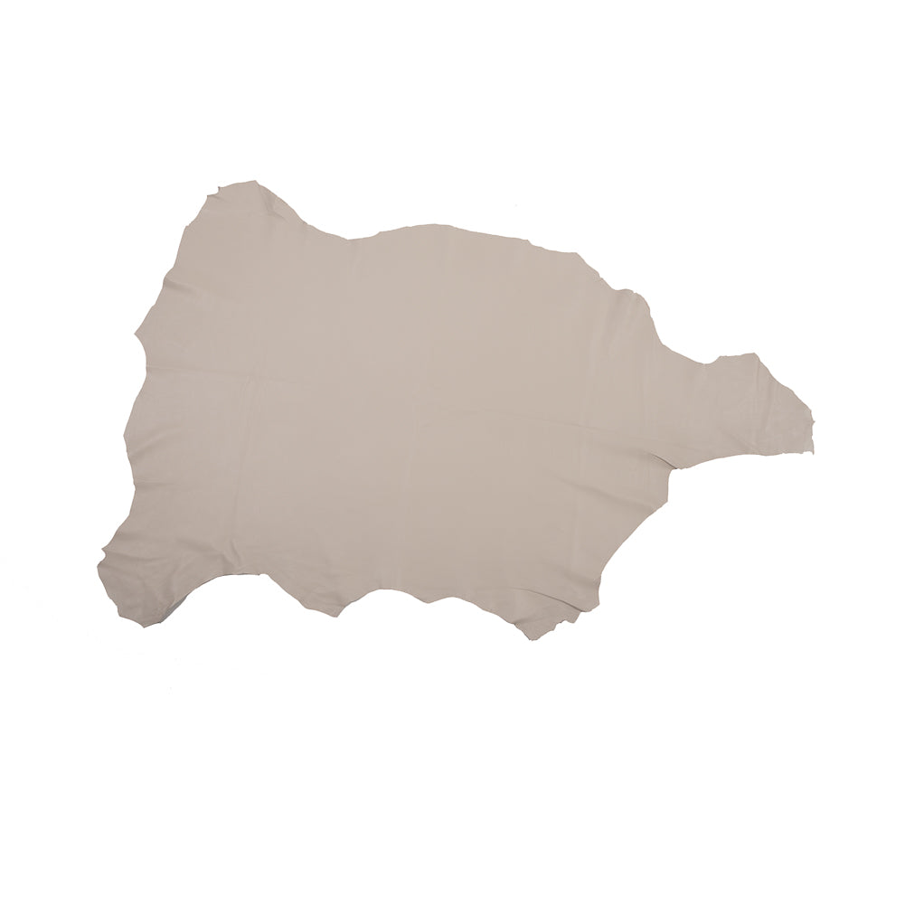 Medium Beige Gray Lamb Leather