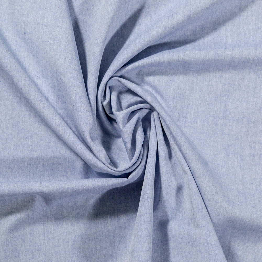 Calendered Organic Cotton Chambray - Cosmic Sky - Ramillies Collection