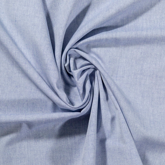 Calendered Organic Cotton Chambray - Cosmic Sky - Ramillies Collection