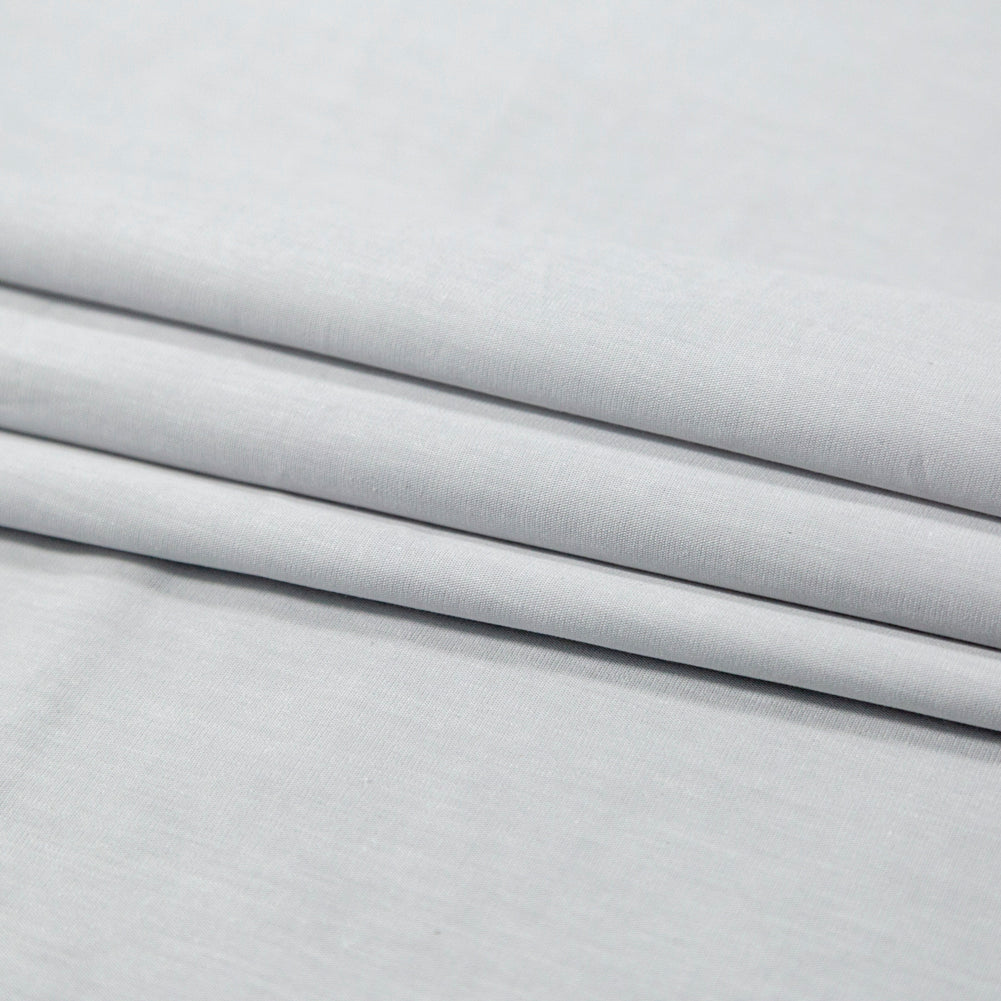Calendered Organic Cotton Chambray - Gray - Ramillies Collection Detail