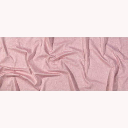 Calendered Organic Cotton Chambray - Wine - Ramillies Collection Folded