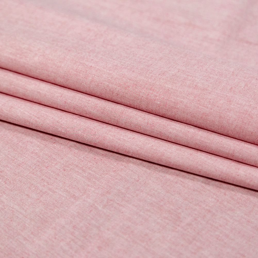 Calendered Organic Cotton Chambray - Wine - Ramillies Collection Detail