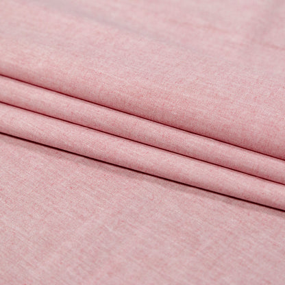 Calendered Organic Cotton Chambray - Wine - Ramillies Collection Detail