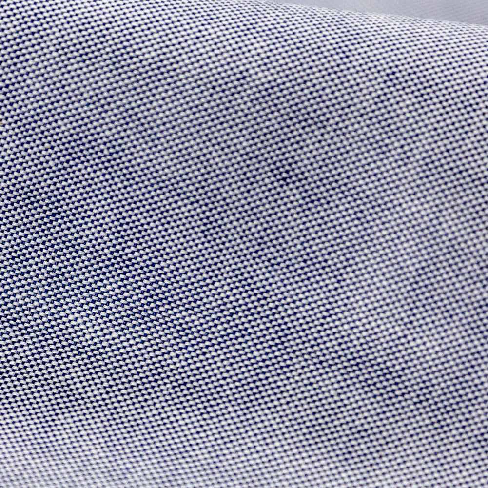 Calendered Organic Cotton Oxford - Navy - Chesterton Collection Full