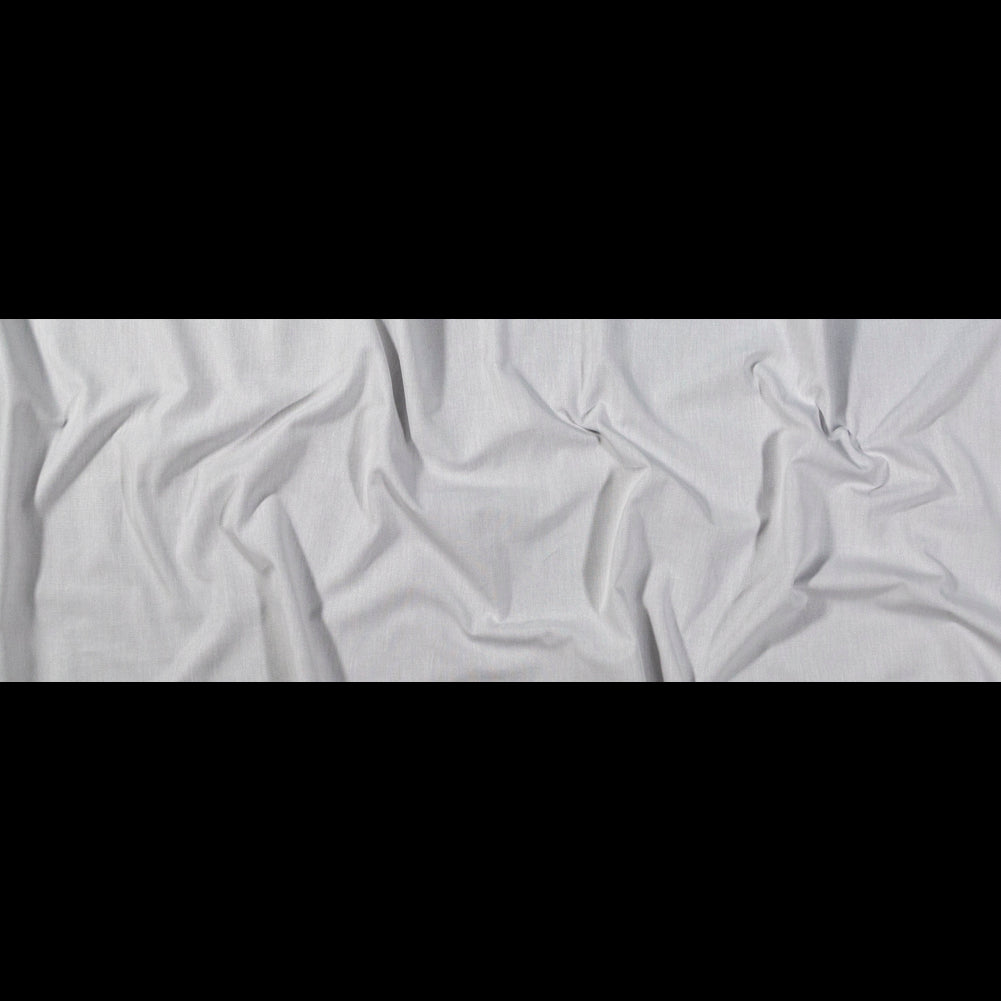 Calendered Organic Cotton Oxford - Gray - Chesterton Collection Folded