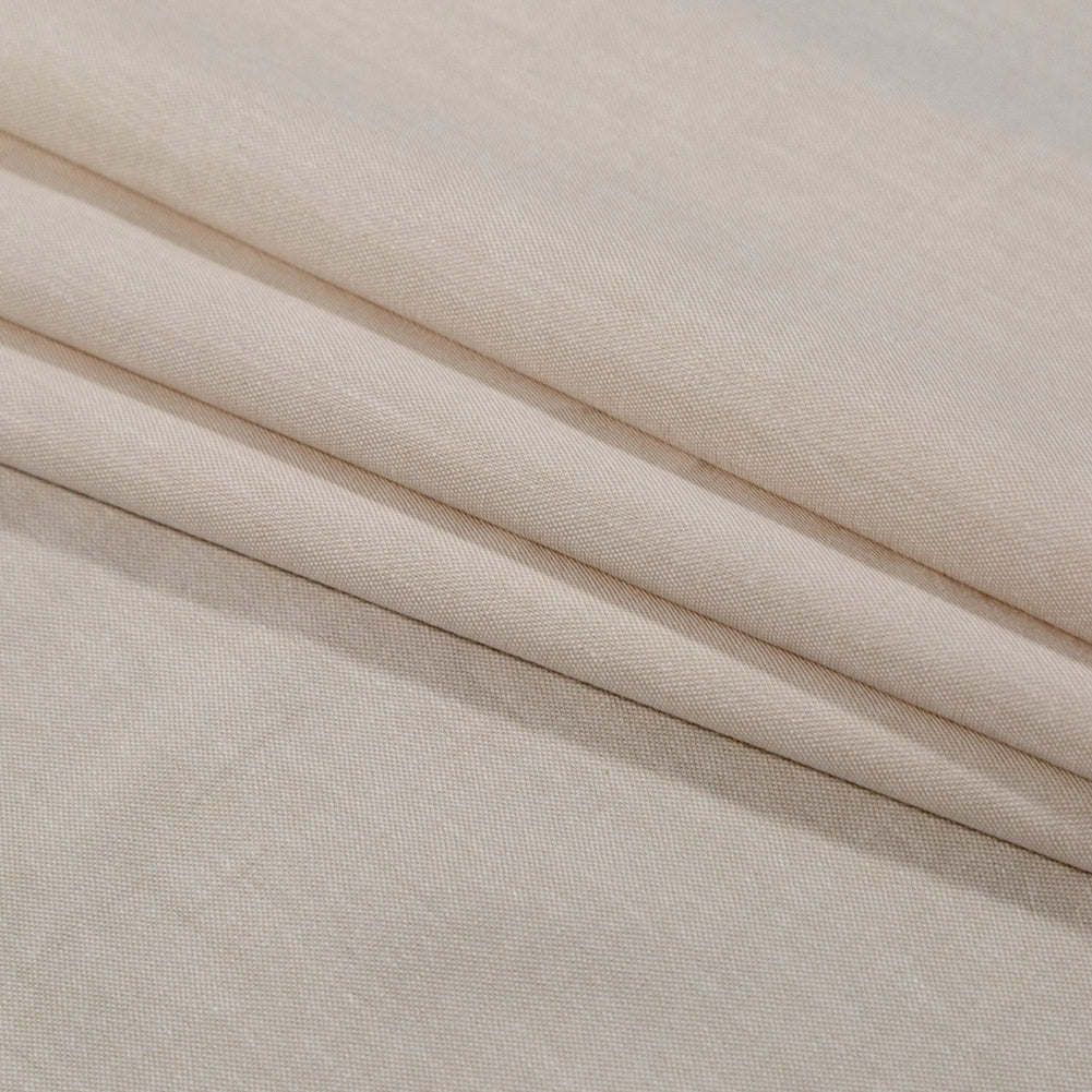 Calendered Organic Cotton Oxford - Beige - Chesterton Collection Detail