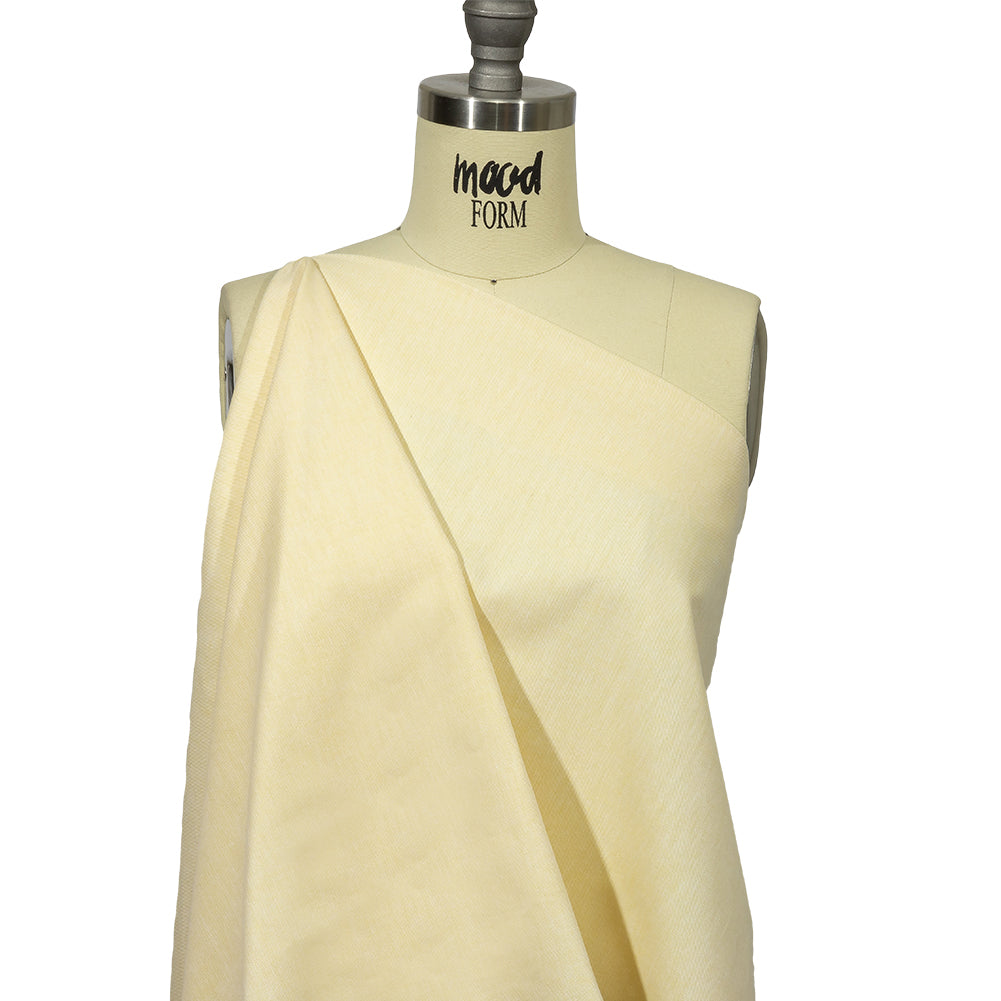 Calendered Organic Cotton Oxford - Yellow - Chesterton Collection Detail