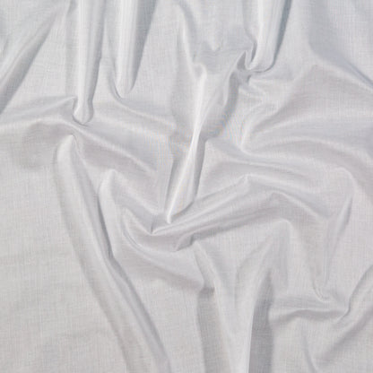 Mercerized Organic Egyptian Cotton Voile - White - Toulouse Collection