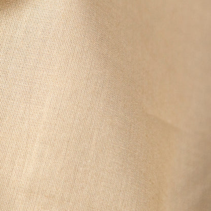 Mercerized Organic Egyptian Cotton Voile - Beige - Toulouse Collection Full
