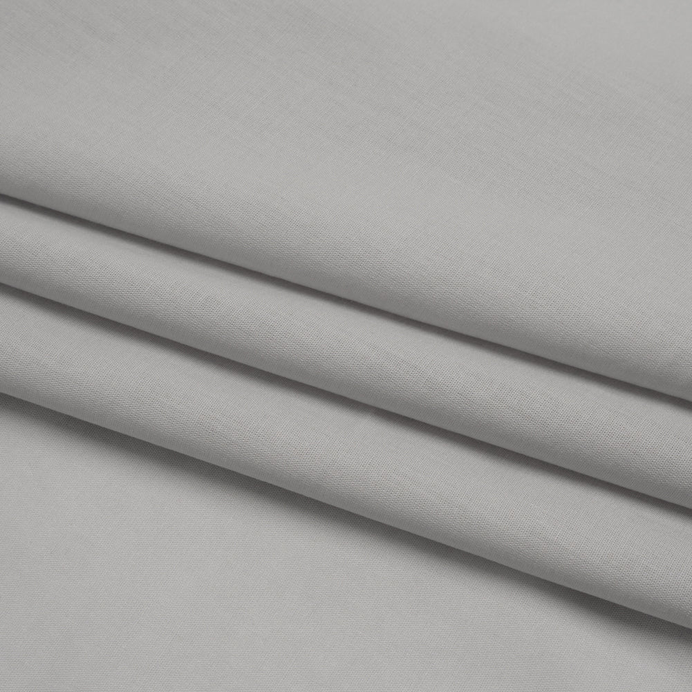 Mercerized Organic Egyptian Cotton Voile - Gray - Toulouse Collection