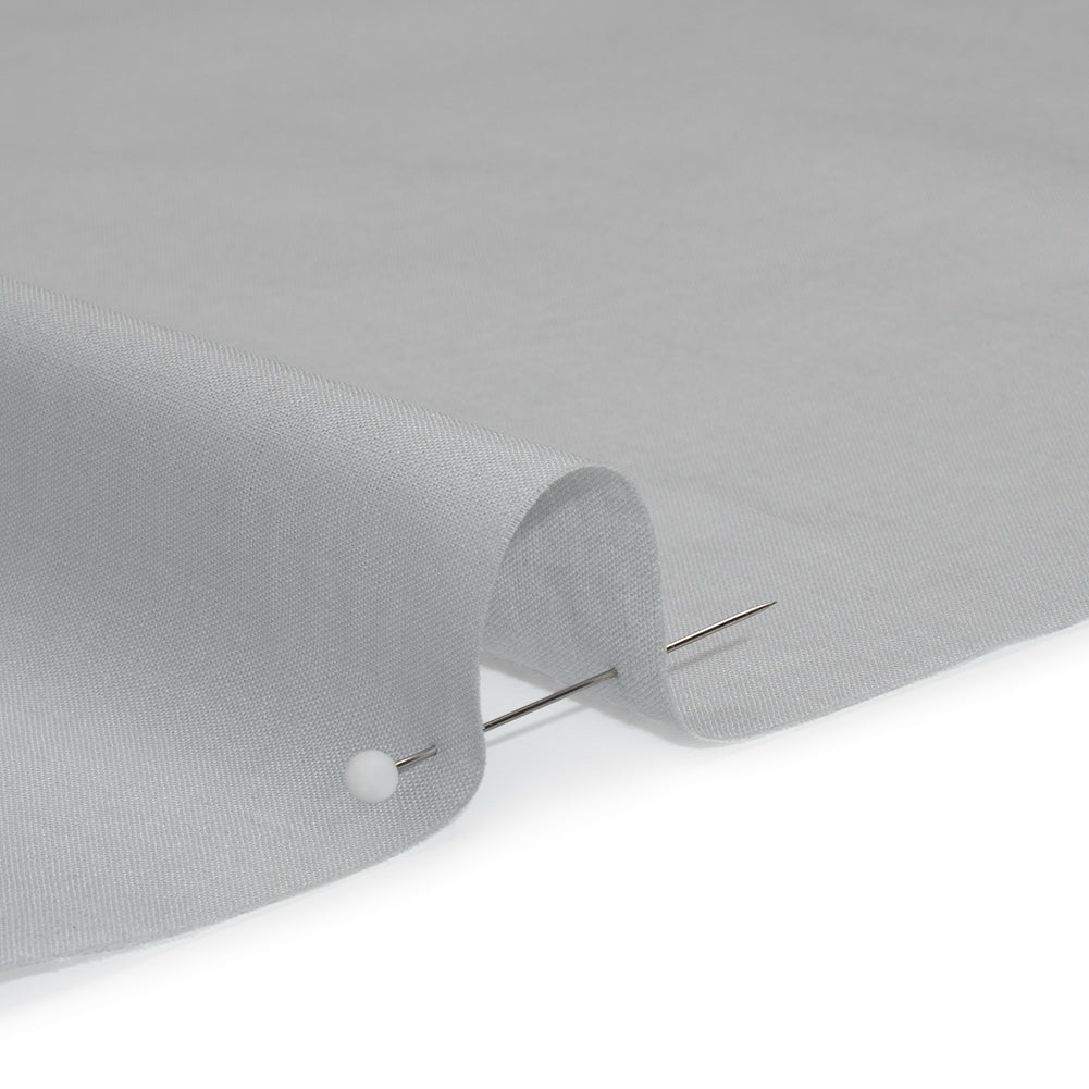 Mercerized Organic Egyptian Cotton Voile - Gray - Toulouse Collection