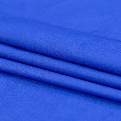 Mercerized Organic Egyptian Cotton Voile - Royal Blue - Toulouse Collection Detail