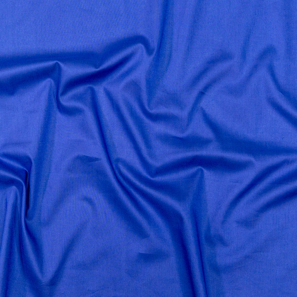 Mercerized Organic Egyptian Cotton Voile - Royal Blue - Toulouse Collection