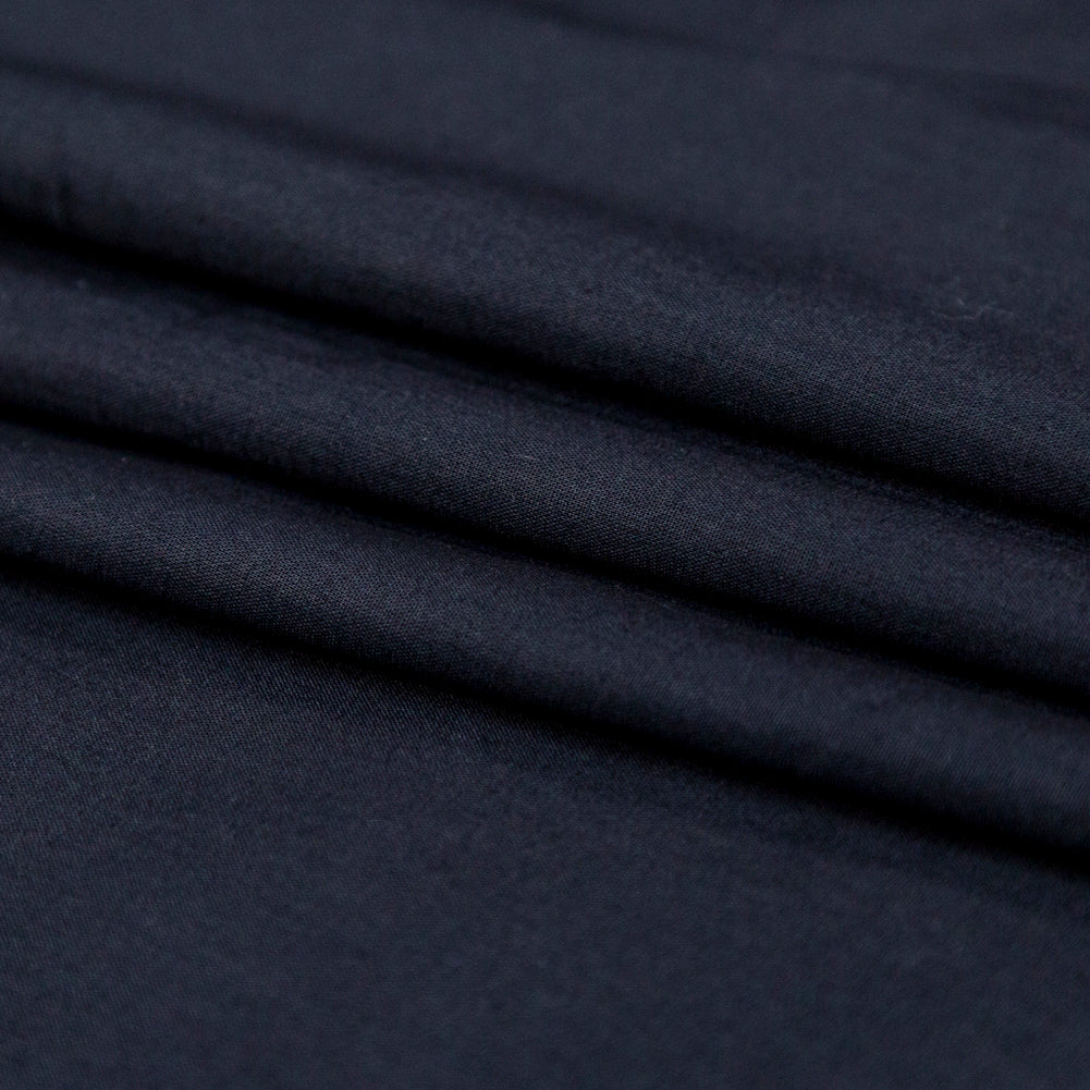 Mercerized Organic Egyptian Cotton Voile - Black - Toulouse Collection Detail