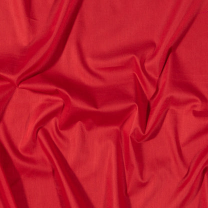 Mercerized Organic Egyptian Cotton Voile - Red - Toulouse Collection