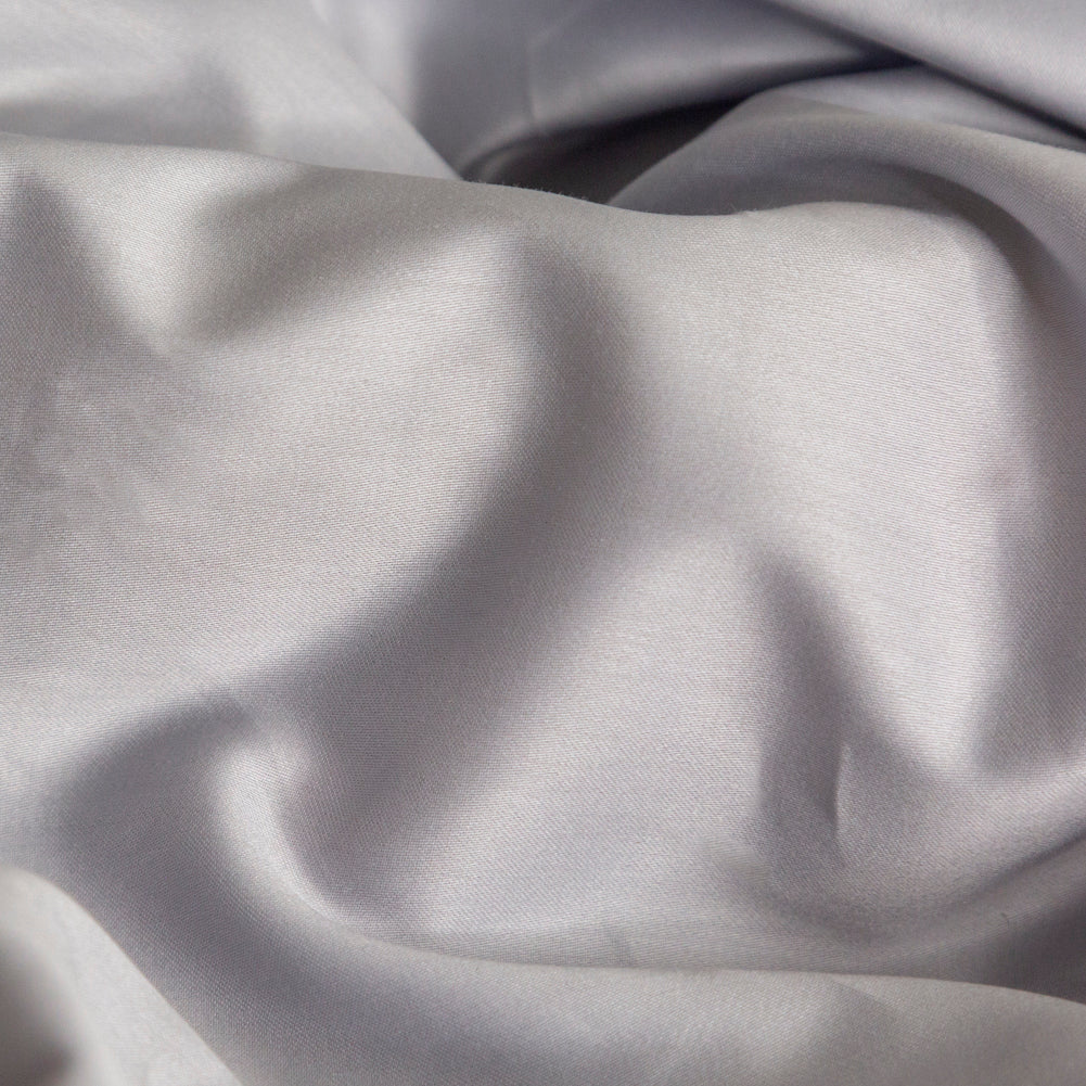 Mercerized Organic Egyptian Cotton Shirting - Gray - Ravello Collection Full