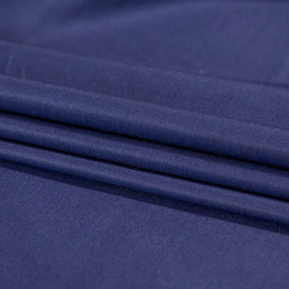 Mercerized Organic Egyptian Cotton Shirting - Bright Navy - Ravello Collection Detail
