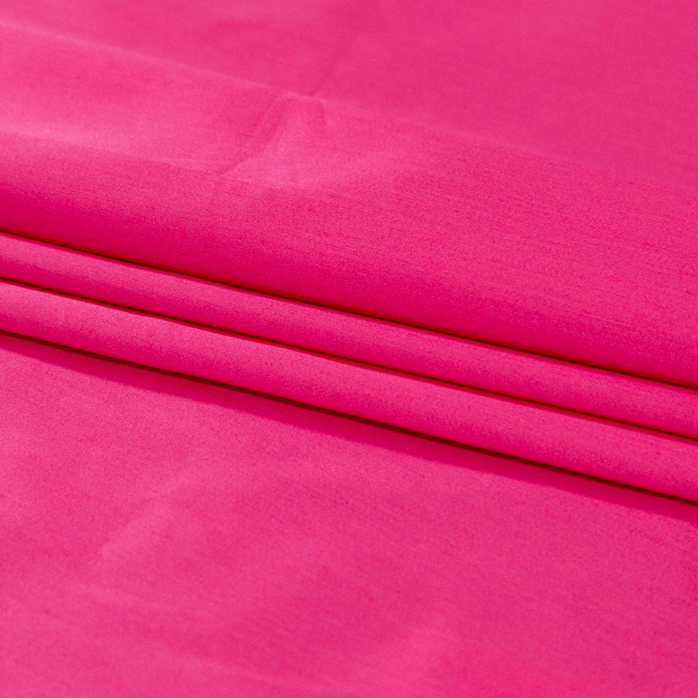 Mercerized Organic Egyptian Cotton Shirting - Fuchsia - Ravello Collection Detail