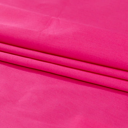 Mercerized Organic Egyptian Cotton Shirting - Fuchsia - Ravello Collection Detail