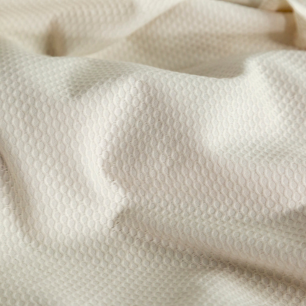 Bullseye Organic Cotton Pique - Beige - Maiori Collection Full