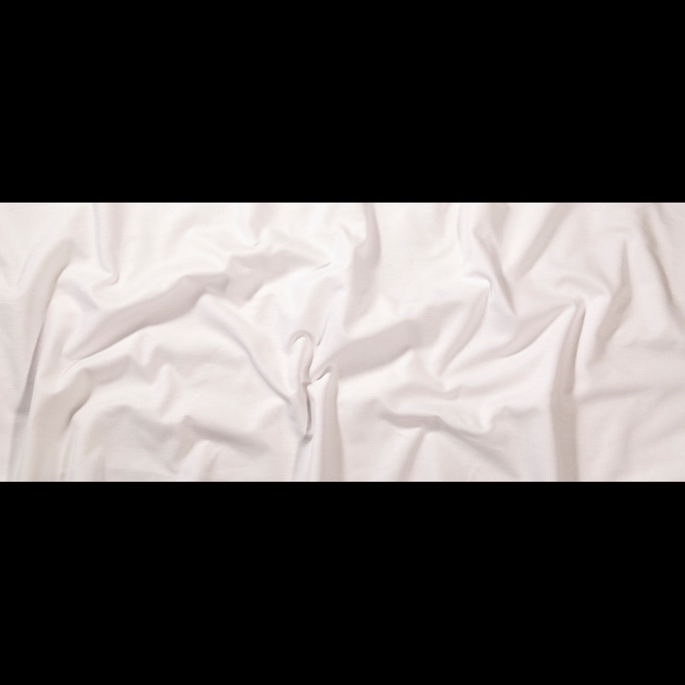 Birdseye Organic Cotton Pique - White - Otranto Collection Folded