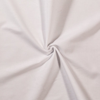 Birdseye Organic Cotton Pique - White - Otranto Collection