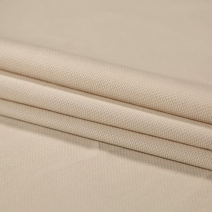 Birdseye Organic Cotton Pique - Beige - Otranto Collection Detail