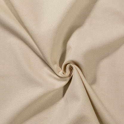 Birdseye Organic Cotton Pique - Beige - Otranto Collection