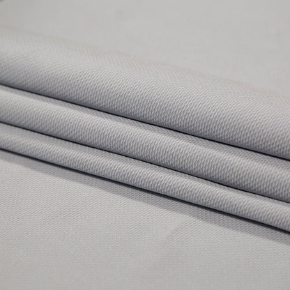 Birdseye Organic Cotton Pique - Gray - Otranto Collection Detail